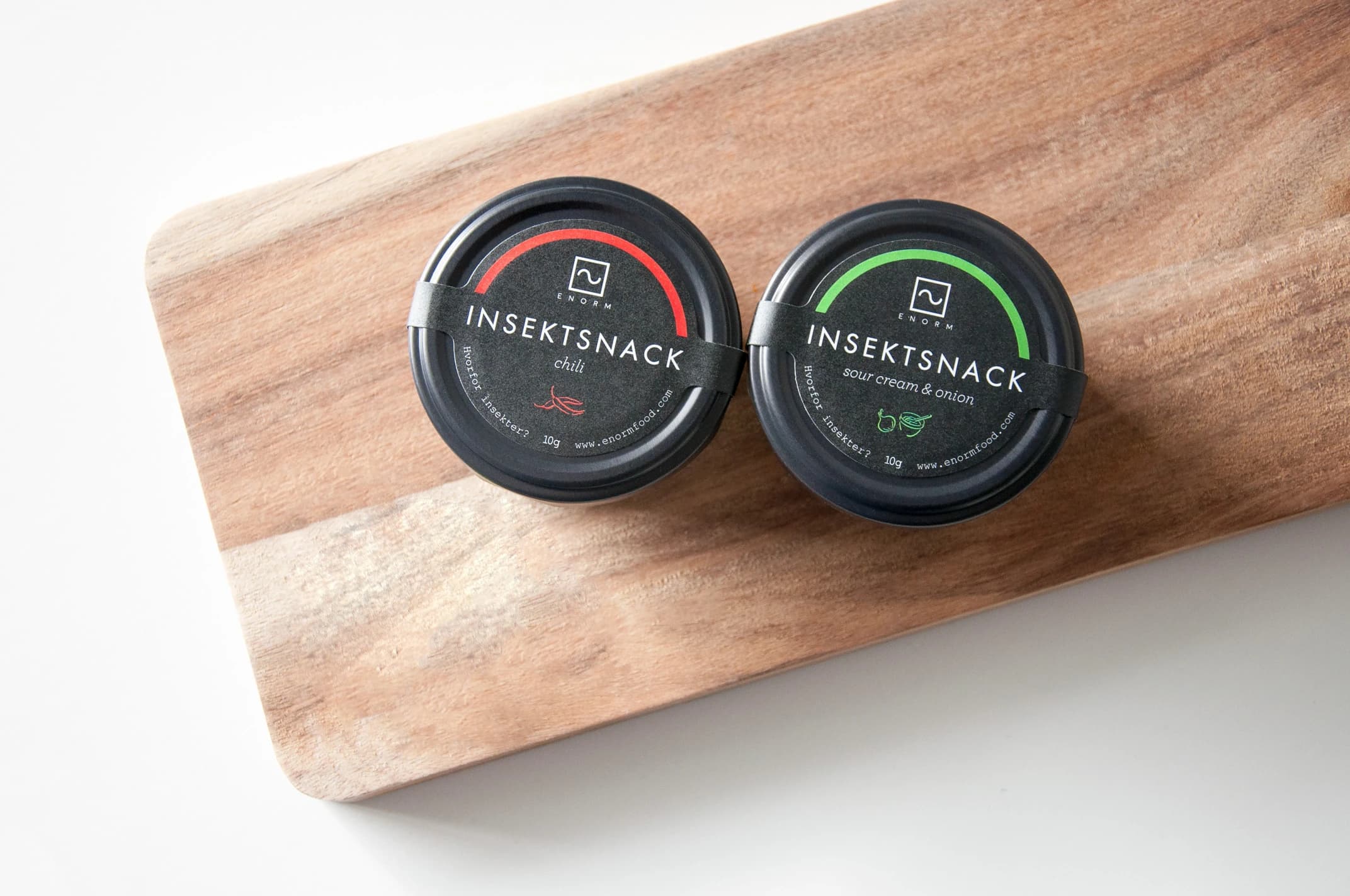 Insect snack packaging