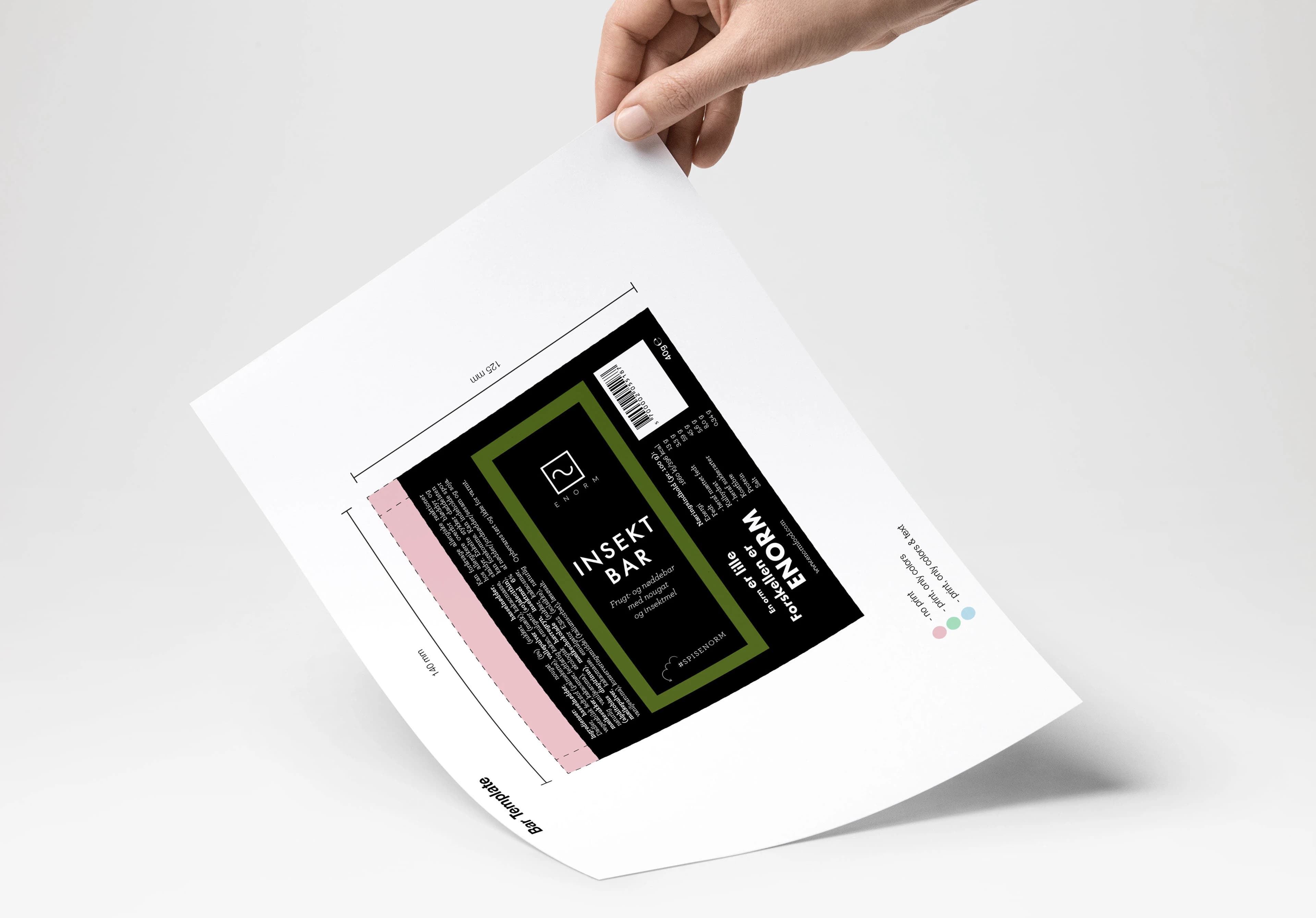 Insect bar packaging
