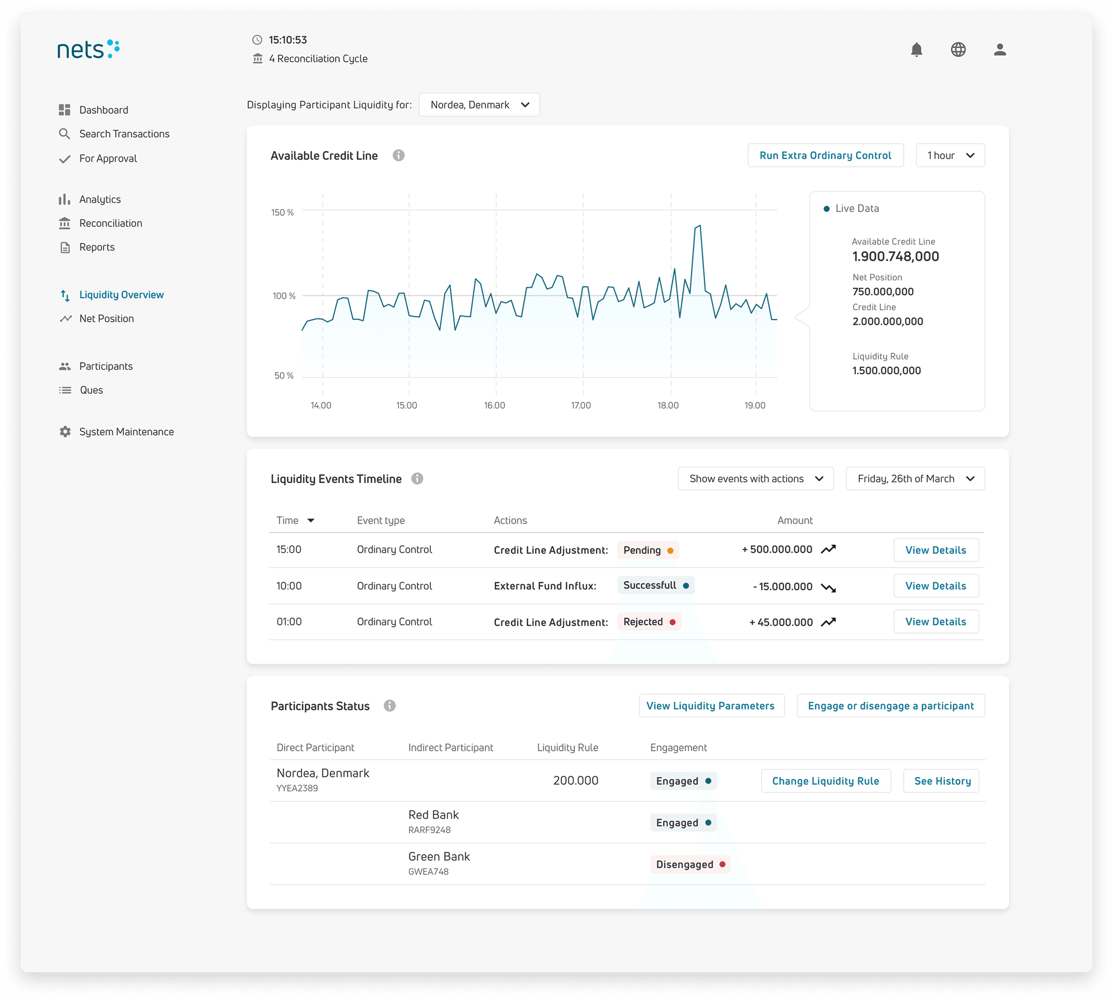 Portal UI — screen 1