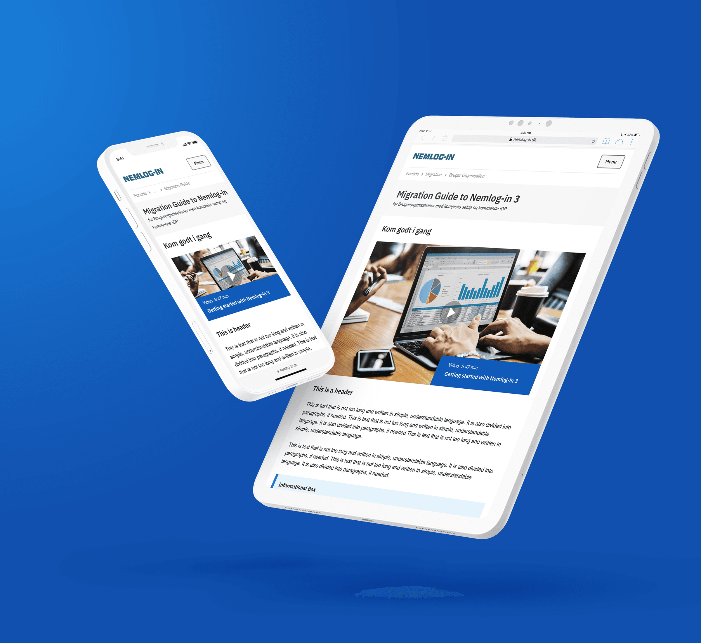 Multi-device mockup — detail