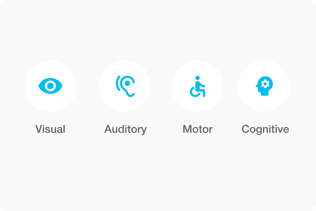 Accessibility categories