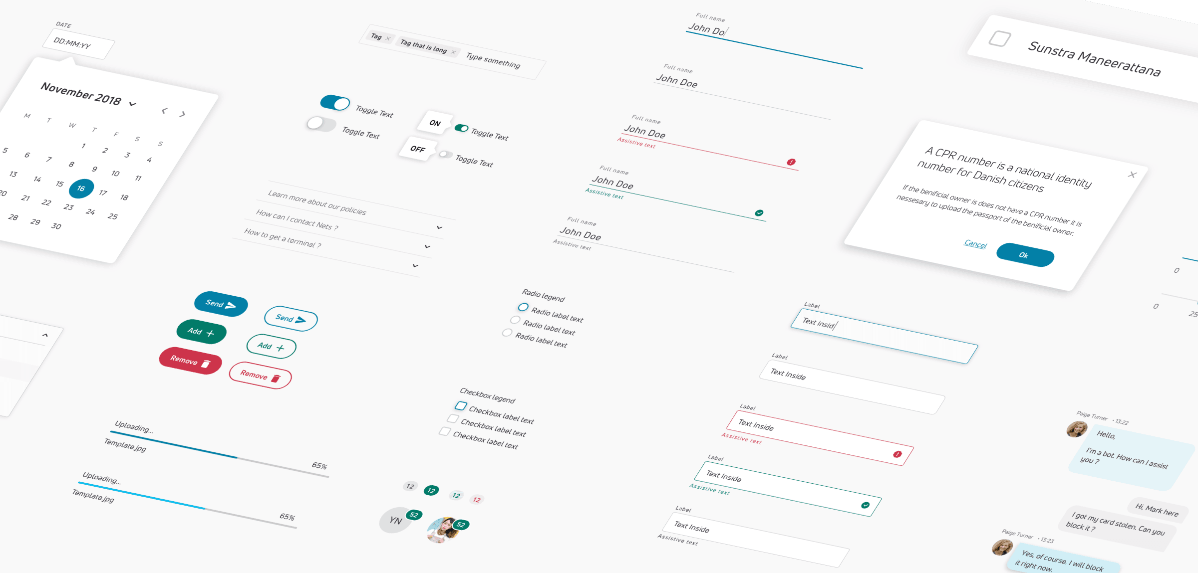 Complete component library